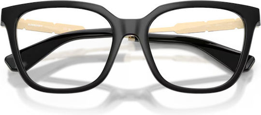 Burberry Women's Acetate Prescription Eyeglass Frame Black BE2441U 3001