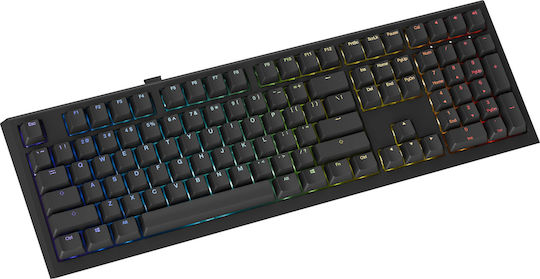 Ducky One X Безжичен Гейминг Механична Клавиатура с RGB подсветка (Международен Английски) Черен