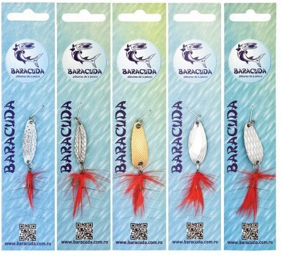 Baracuda Изкуствена Стръв Лъжици 3.3бр/1.6гр Комплект 5бр
