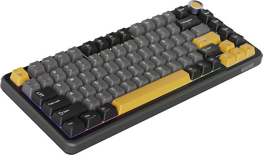 Marvo Titan 75 Ασύρματο Gaming Μηχανικό Πληκτρολόγιο 75% με RGB φωτισμό (Αγγλικό US)