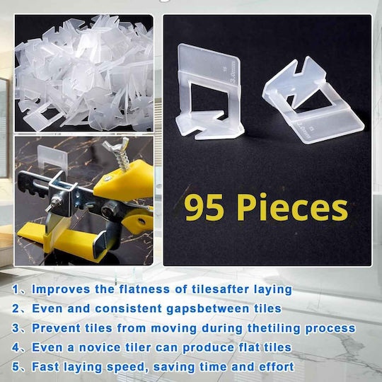 Tile Levelling Spacer 1.5mm Thickness 95 Pieces