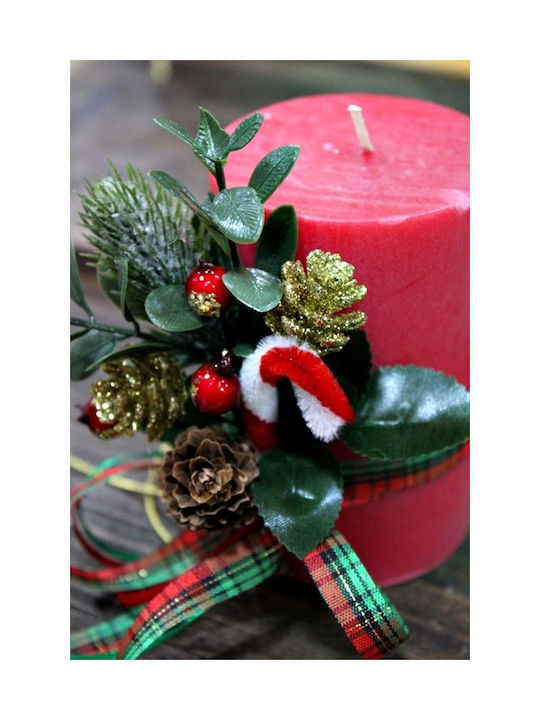 Wrapped Red Aromatic Candle 6.5*10cm 97125