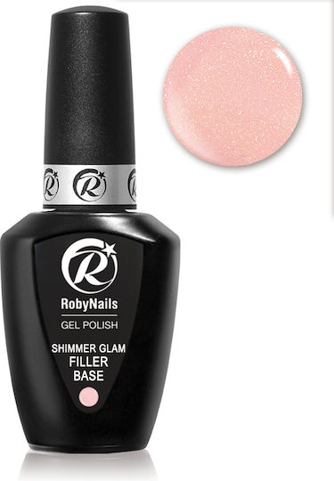 Roby Nails Semipermanent Lac de Unghii cu Glitter 1buc
