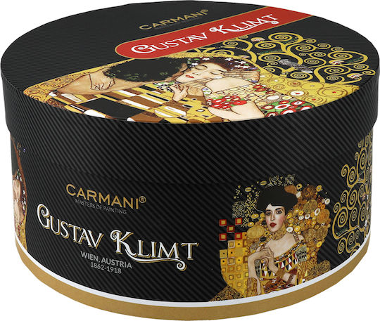 Чаша Чинийка Г Климт Целувката Черен Фон Carmani
