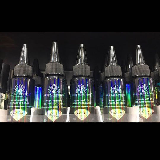 Global Fashion Top Coat / Base Coat για Ημιμόνιμα Βερνίκια 30ml