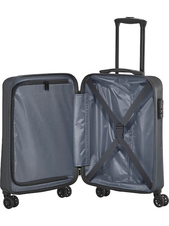 Travelite Bali Kabinenreisekoffer Hartschalen Anthracite mit 4 Räder Höhe 55cm 72347-04