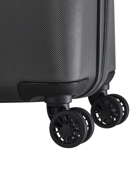 Travelite Bali Kabinenreisekoffer Hartschalen Anthracite mit 4 Räder Höhe 55cm 72347-04