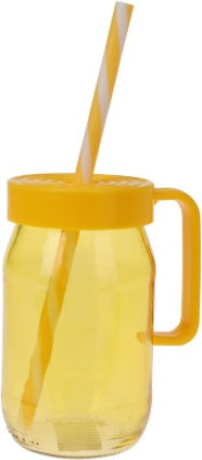 Set 6 Koopman Lemonade Glasses Glass 7x12 Cm 370 Ml Multicolor