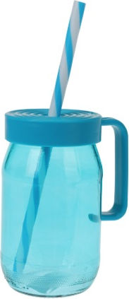 Set 6 Pahare Koopman Pentru Limonadă Sticlă 7x12 Cm 370 Ml Multicolore
