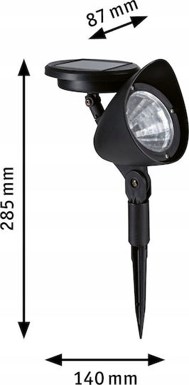 Paulmann Wall Mounted Solar Light Warm White 3000K with Motion Sensor and Photocell IP44
