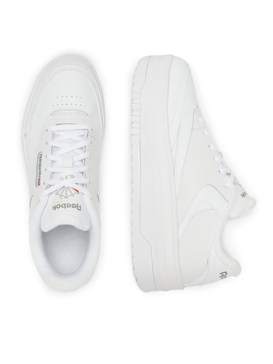Club C Extra Παιδικά Sneakers High Λευκά