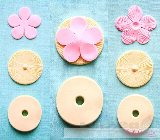 Fmm Sugarcraft Στένσιλ Ζαχαροπλαστικής από Σιλικόνη 2τμχ