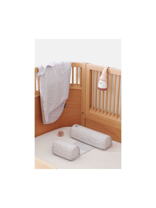 Beaba Baby Keilkissen Moon & Stars Gray 33x32cm