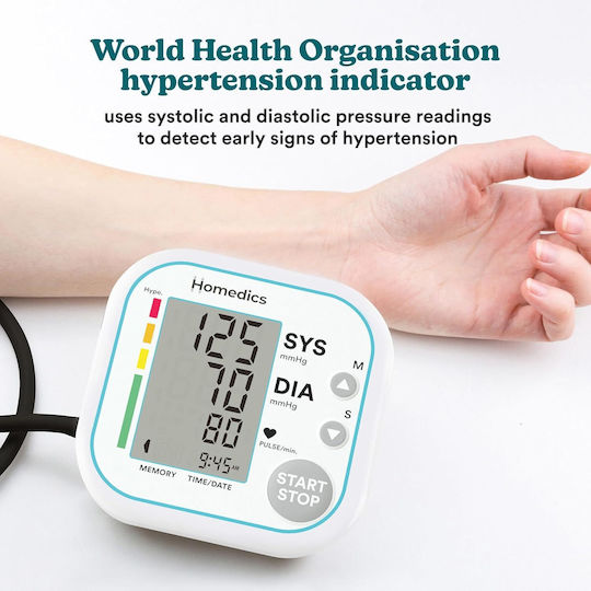 Homedics Electronical Blood Pressure Monitor Arm with Arrhythmia Detection