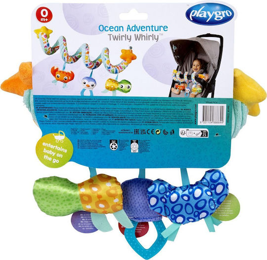 Playgro Окачен Играчка За люлка и количка Twirly Whirly за 0++ Месеца