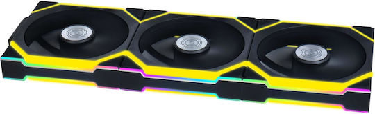Lian Li UNIFAN SL Ventilator Pentru Carcasă Wireless 120mm (2000rpm / 64.05cfm) cu Iluminare RGB 3 Bucăți
