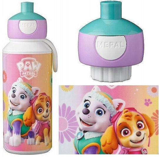 Mepal Παιδικό Παγούρι Paw Patrol με Pop-Up Καπάκι Non Spill 400ml