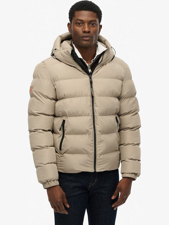 Χειμωνιάτικο Μπουφάν Puffer Twig Beige