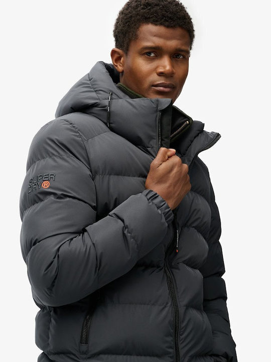 Winter Jacket Puffer Ebony