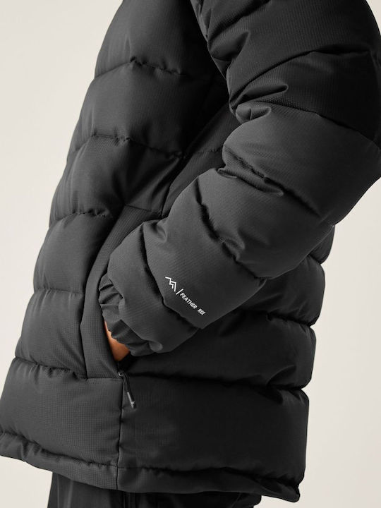 Men's Jacket Puffer Waterproof Black