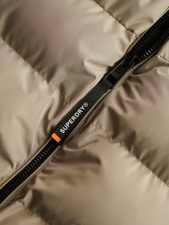 Χειμωνιάτικο Μπουφάν Puffer Twig Beige