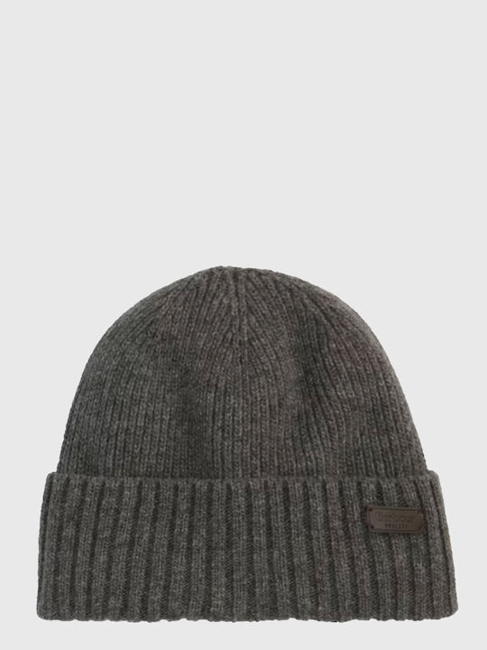 Carlton Beanie Beanie Knitted in Gray color