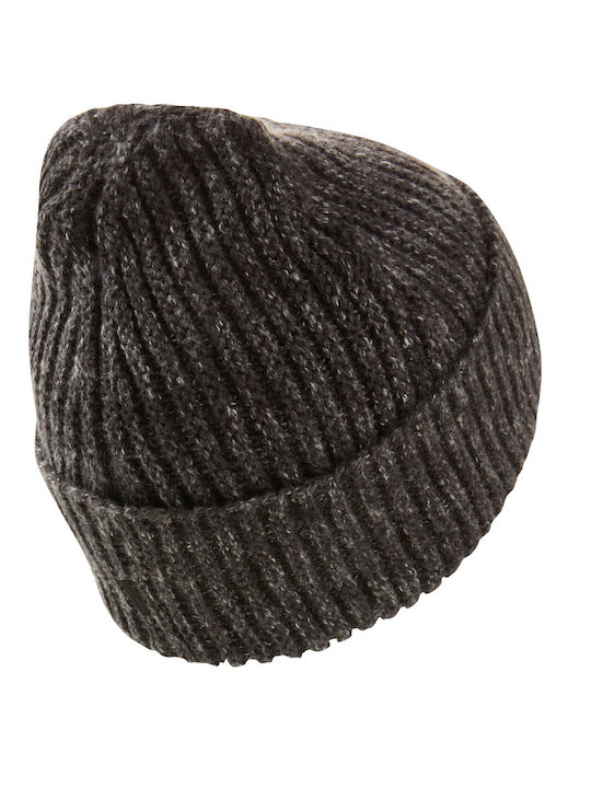 Beanie Ανδρικός Σκούφος Πλεκτός σε Γκρι χρώμα