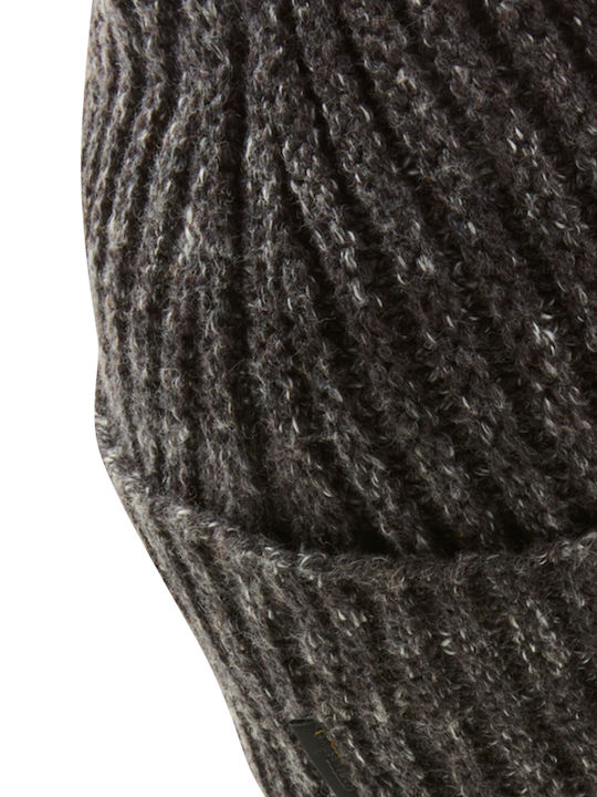 Beanie Ανδρικός Σκούφος Πλεκτός σε Γκρι χρώμα