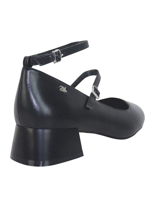 Pumps mit flachem Absatz Schwarz