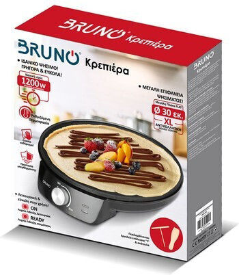 Bruno Crepe Maker 30cm Black 1200W