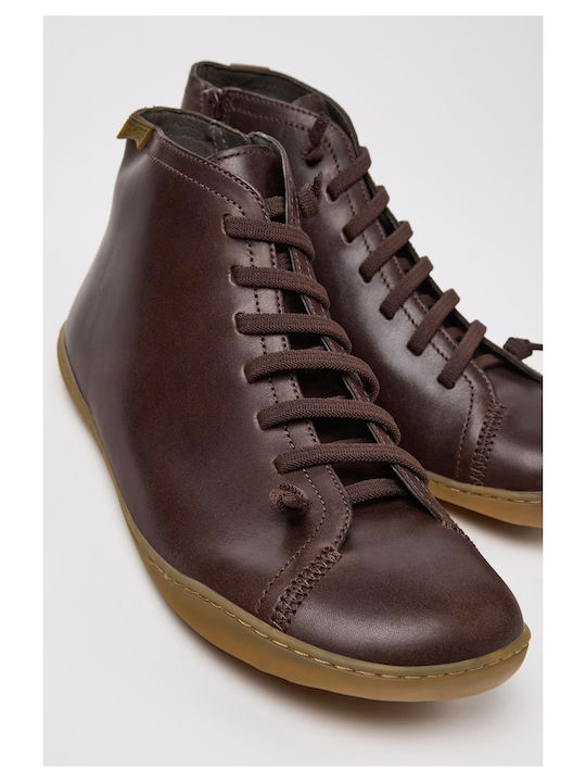 Peu Cami Leather Brown Men's Boots Anatomical