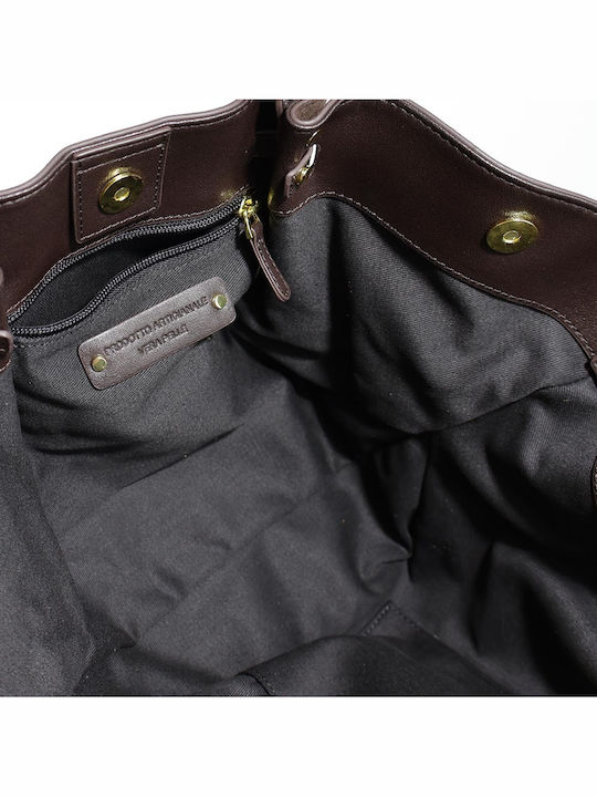 Leather Women's Bag Tote Handbag Brown