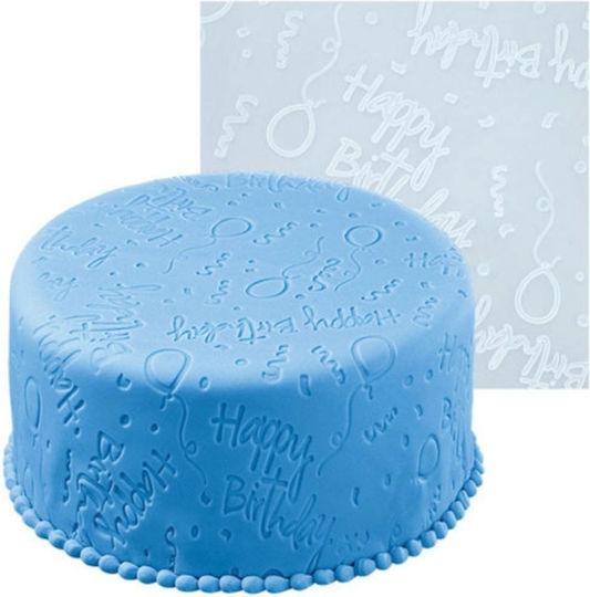 Covoraș De Silicon Cu Model „Happy Birthday” 51cm Wilton
