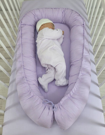 My Sweet Baby Pernă pentru bebeluși în formă de cuib violet