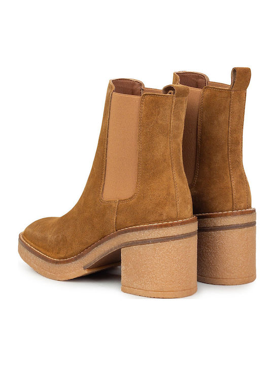 Stiefeletten Damen Tabac Braun