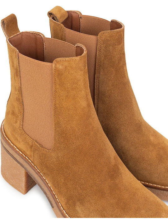 Stiefeletten Damen Tabac Braun