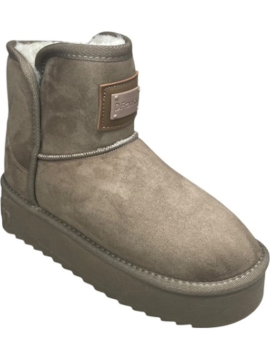 Nordic V.2 Women's Ankle Boots Brown DFGH371004 Taupe