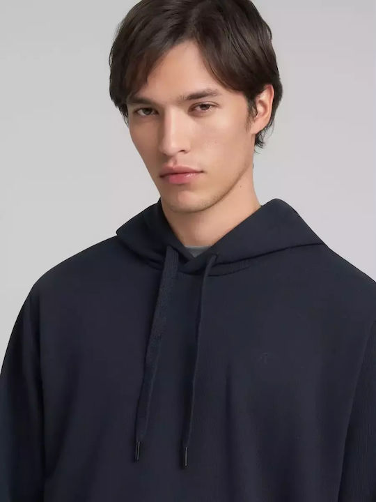 Sweatshirt with Hood Dark Blue