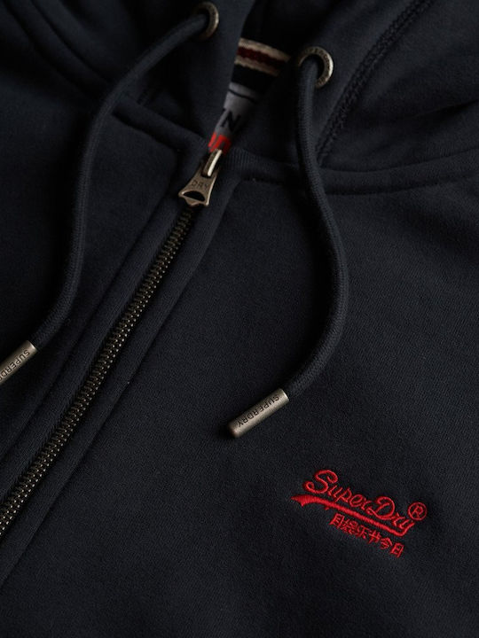 Essential Logo Ζακέτα με Κουκούλα Eclipse Navy/red