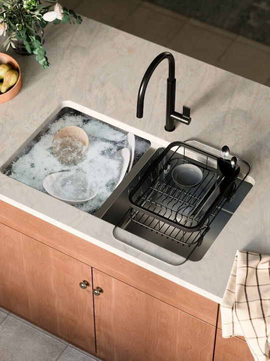 Umbra Sinkin Sink Strainer Metallic Black 36.5x28.7x13.9cm