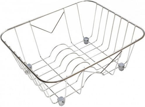 Sanitec Νο6 Στραγγιστήρι Γούρνας Inox Ασημί 36x32cm