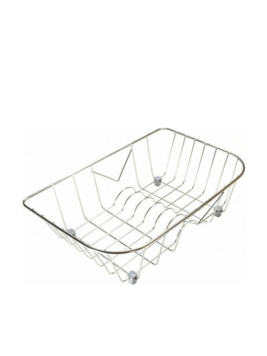 Sanitec No6 Sită Pentru Chiuvetă Inox Argintiu 36x32cm