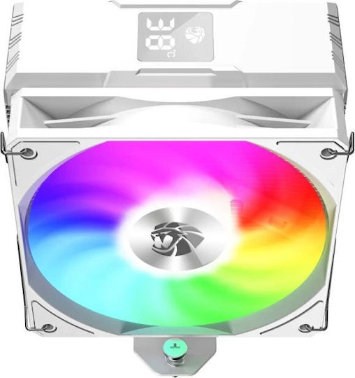 GameMax Sigma 520 Digital CPU Cooling Fan with ARGB for AM4/AM5/1200/115x/1700 Socket White
