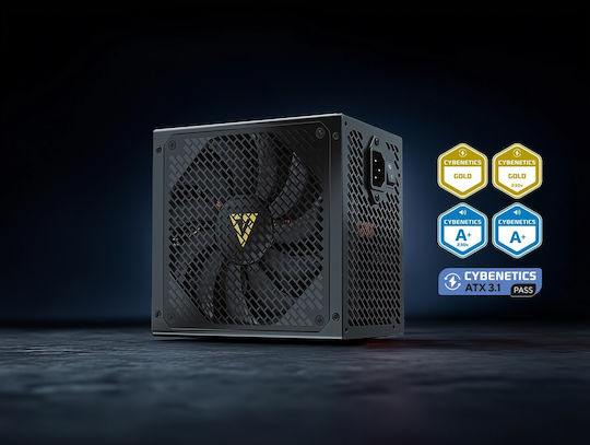 Modecom Volcano Hex 750W Negru Sursă de Alimentare Calculator Complet modular Cybenetics Gold