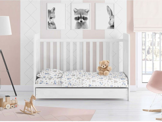 Dimcol Bebe Baby Cotton Pillowcase White 35x45cm