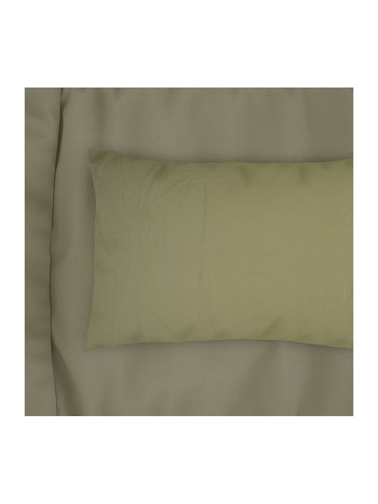 Dimcol Bebe Solid Baby Cotton Pillowcase Green 45x35cm