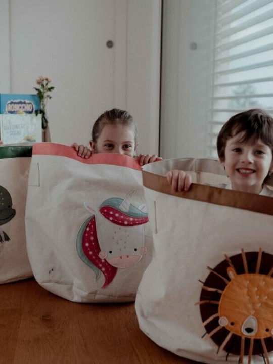 Sassi Junior Kinder Aufbewahrungsbox aus Stoff 43x43x44.5cm 1Stück