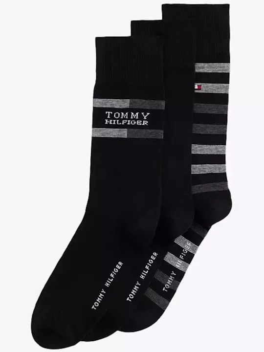 Tommy Hilfiger Ανδρικές Μονόχρωμες Κάλτσες Μαύρες 3Pack Tommy Hilfiger Ανδρικές Μονόχρωμες Κάλτσες Μαύρες 3Pack