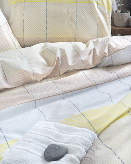 Rythmos Σετ Υπέρδιπλο 220x240εκ. Colette Κίτρινο Γαλάζιο 3τμχ Rythmos Σετ Υπέρδιπλο 220x240εκ. Colette Κίτρινο Γαλάζιο 3τμχ