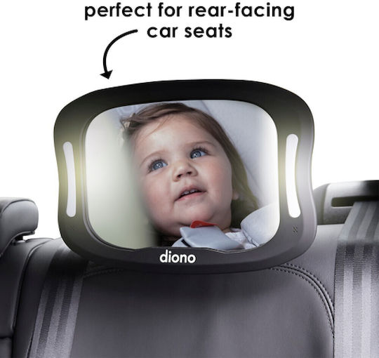 Diono Oglindă auto pentru copii Negruς Easy View XXL